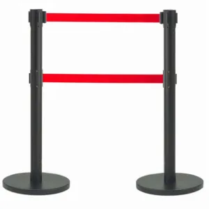 AARCO Products HBK-27RD Crowd Control Stanchion