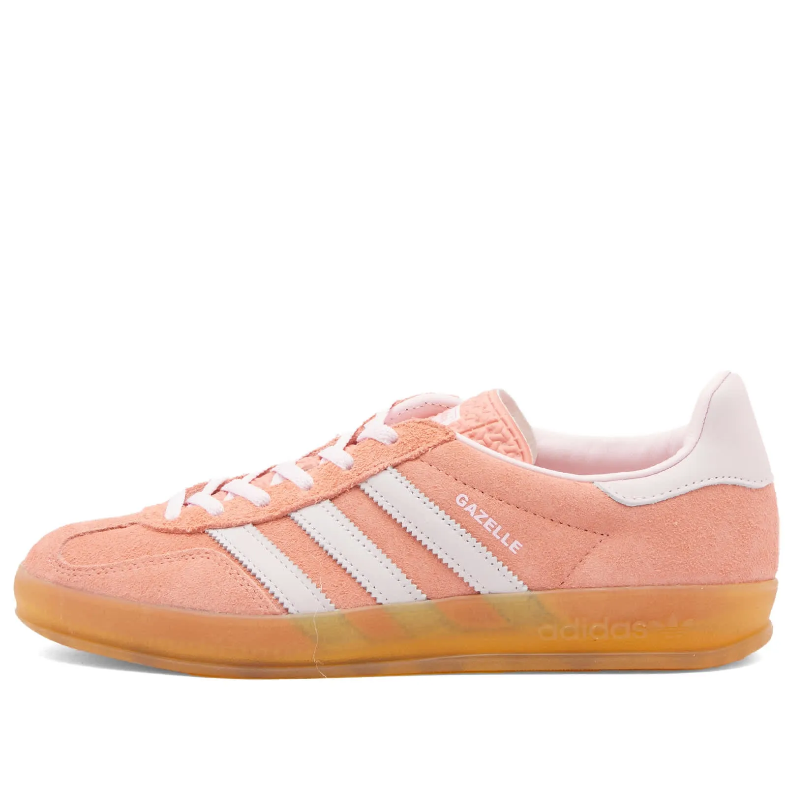 Adidas Gazelle Indoor Sneaker in Wonder Clay, Clear Pink & Gum in Wonder Clay, in Wonder Clay Clear Pink & Gum  Clear Pink & Gum