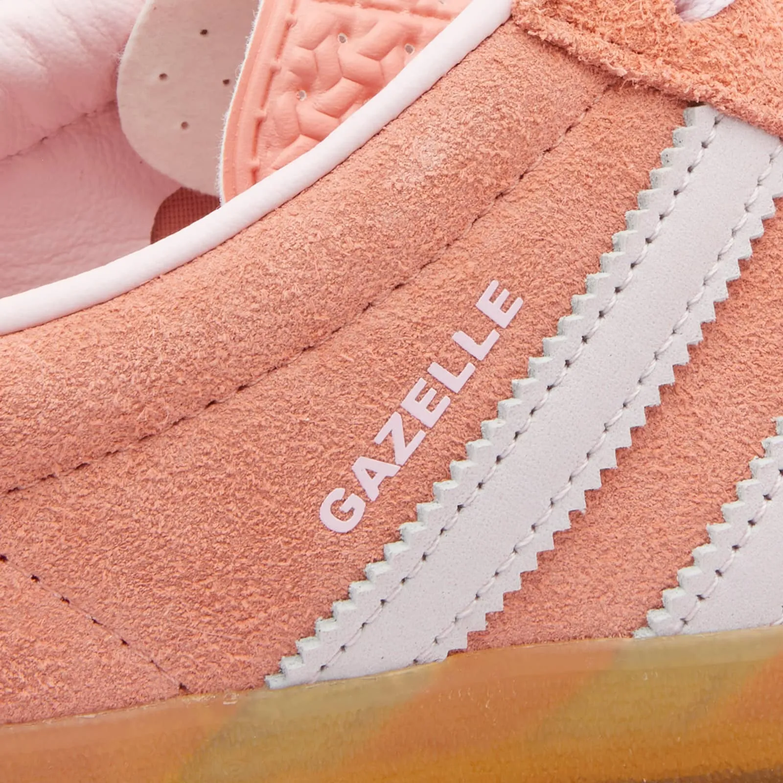 Adidas Gazelle Indoor Sneaker in Wonder Clay, Clear Pink & Gum in Wonder Clay, in Wonder Clay Clear Pink & Gum  Clear Pink & Gum