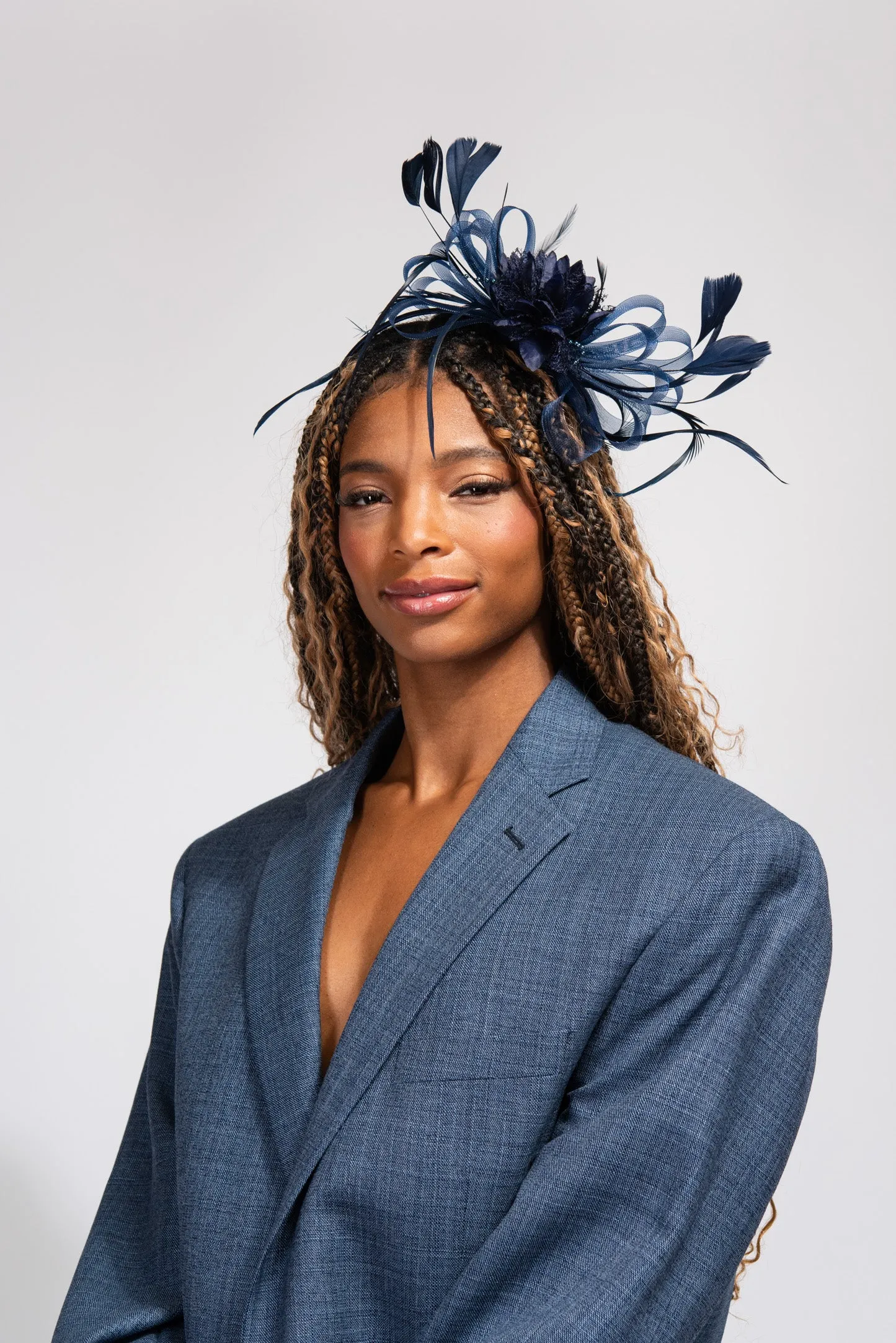 Amara Cluster Loop Flower Fascinator