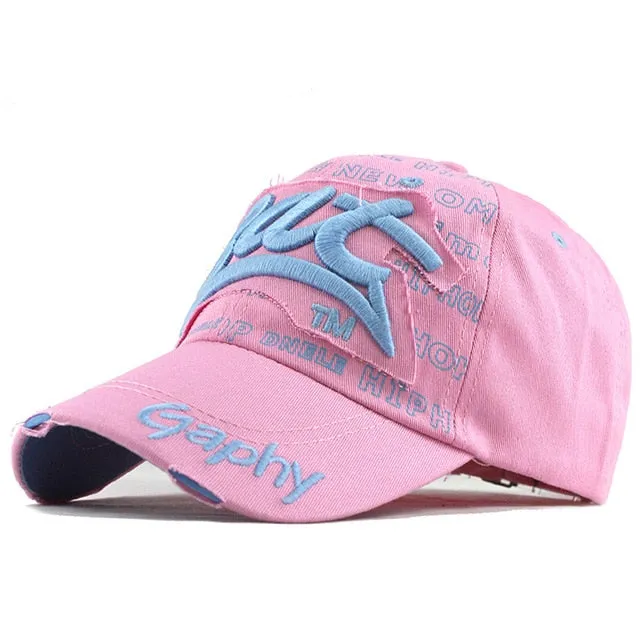 Bat Gaphy Embroidered Snapback Baseball Cap