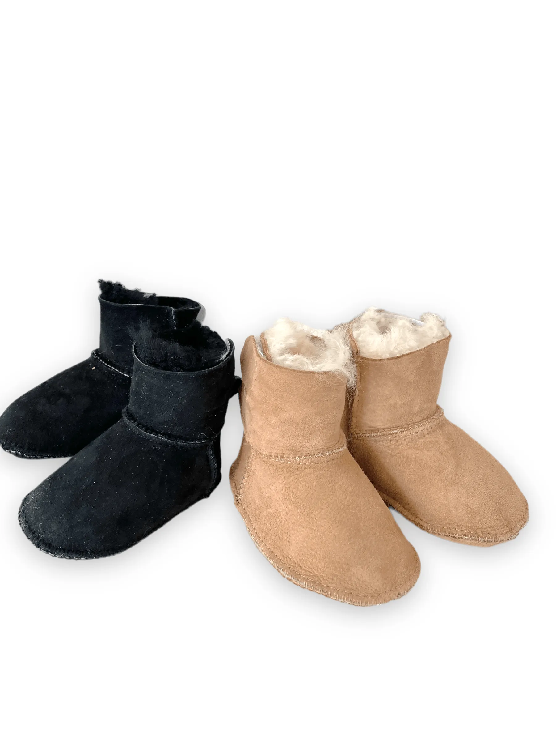 Beige Baby Natural Sheepskin Boots