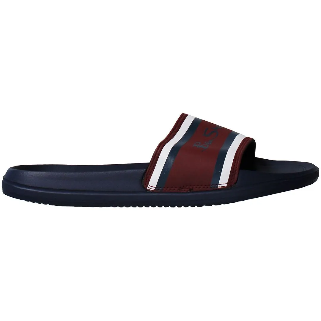 Ben Sherman Weston Mens Navy Blue Sliders