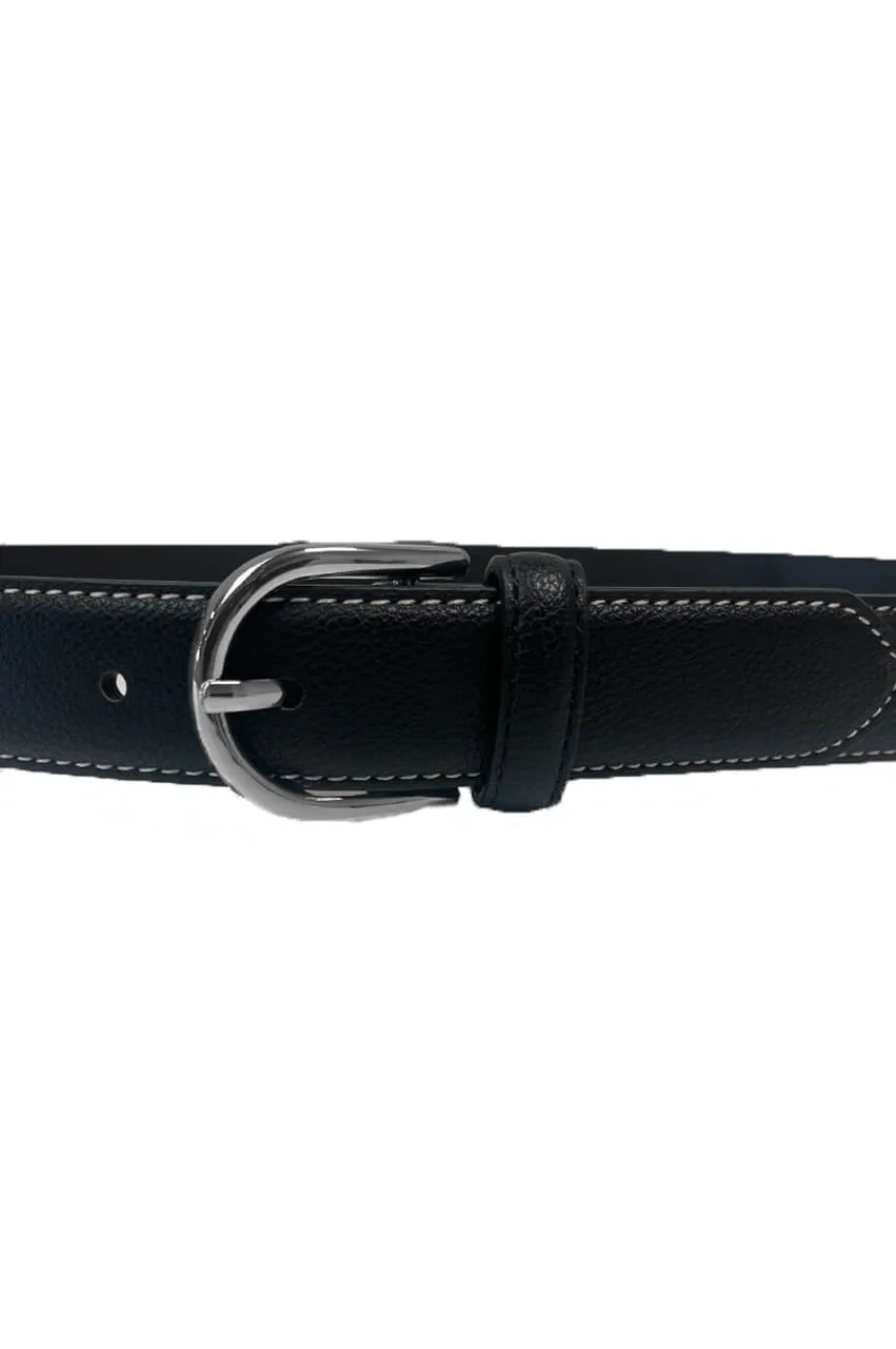 Black Leather Belt