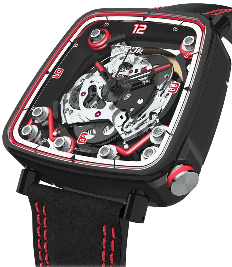 BM Watch FF39-4 Black Titanium Red