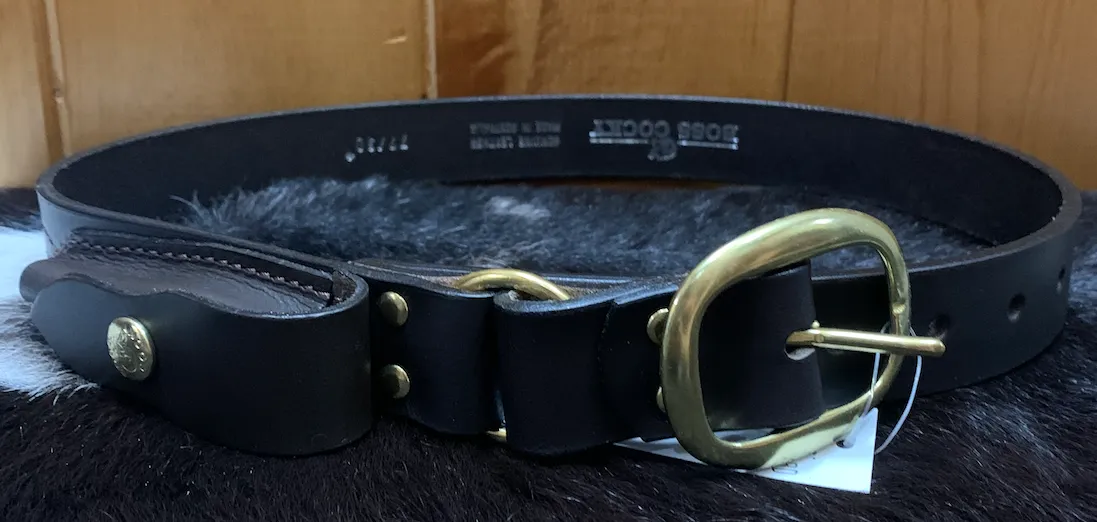 Boss Cocky Knife Belt with Brass Buckle