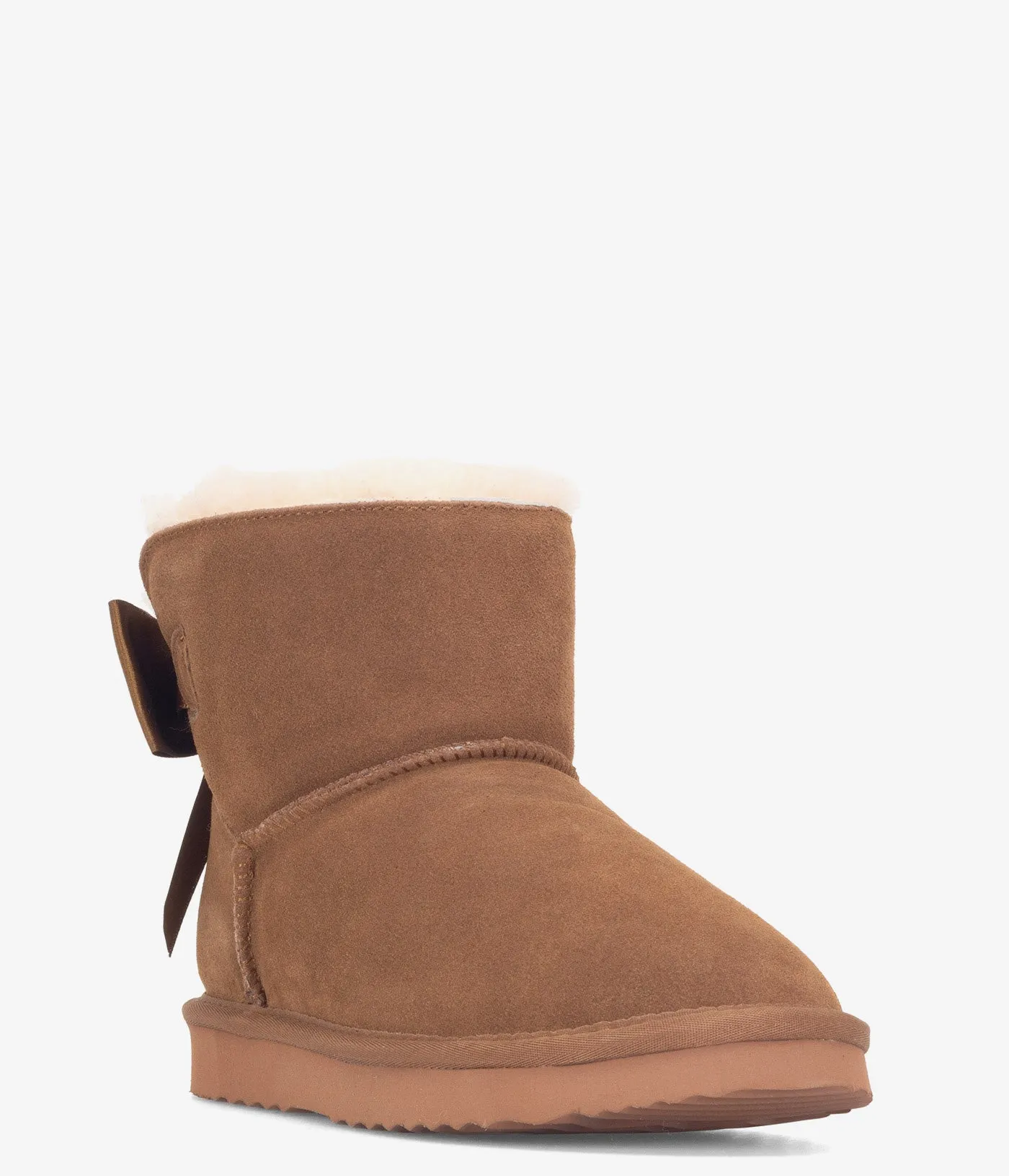 Burleigh Mini Ribbon Sheepskin Boot - Women