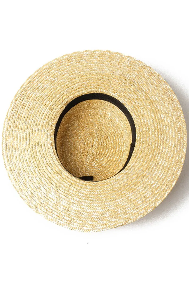 CASUAL FASHION LACE DECKED STRAW HAT