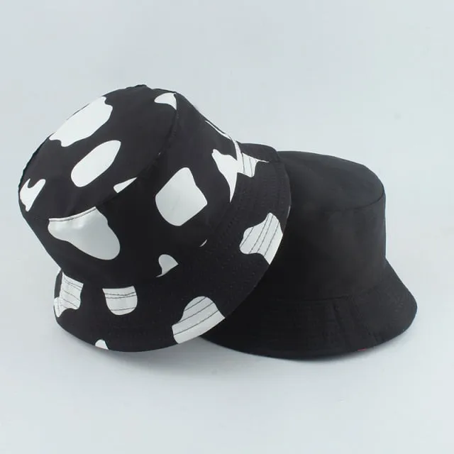 Cow Print Bucket Hat