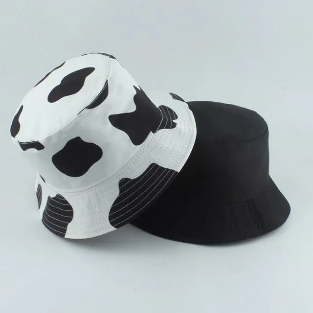 Cow Print Bucket Hat