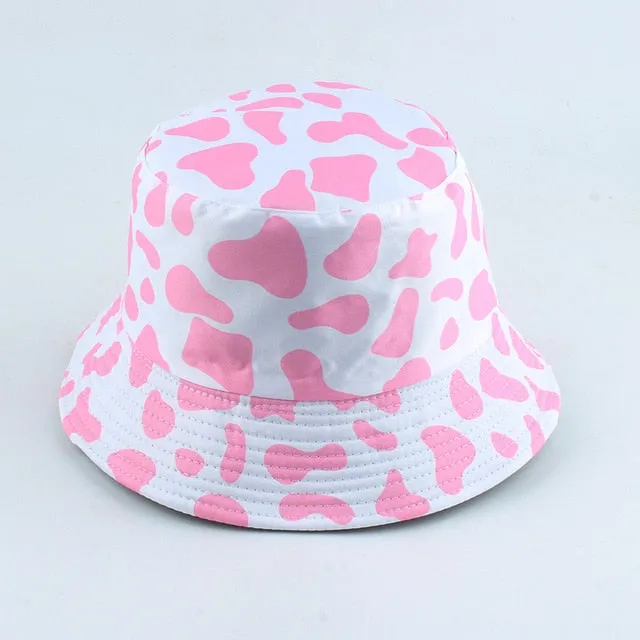 Cow Print Bucket Hat