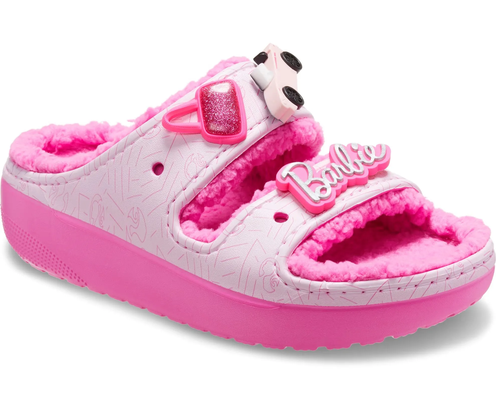 Crocs Barbie Cozzzy sandals, pink