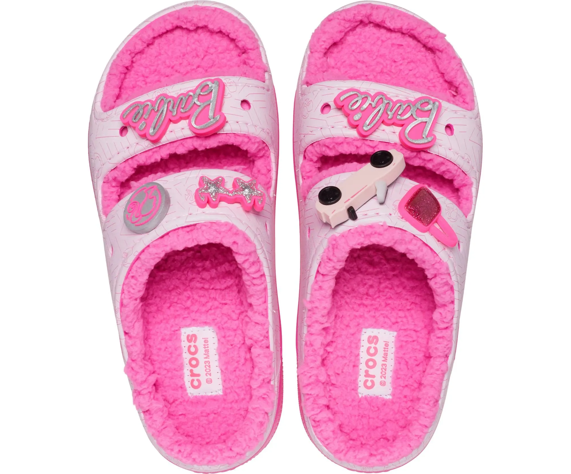 Crocs Barbie Cozzzy sandals, pink