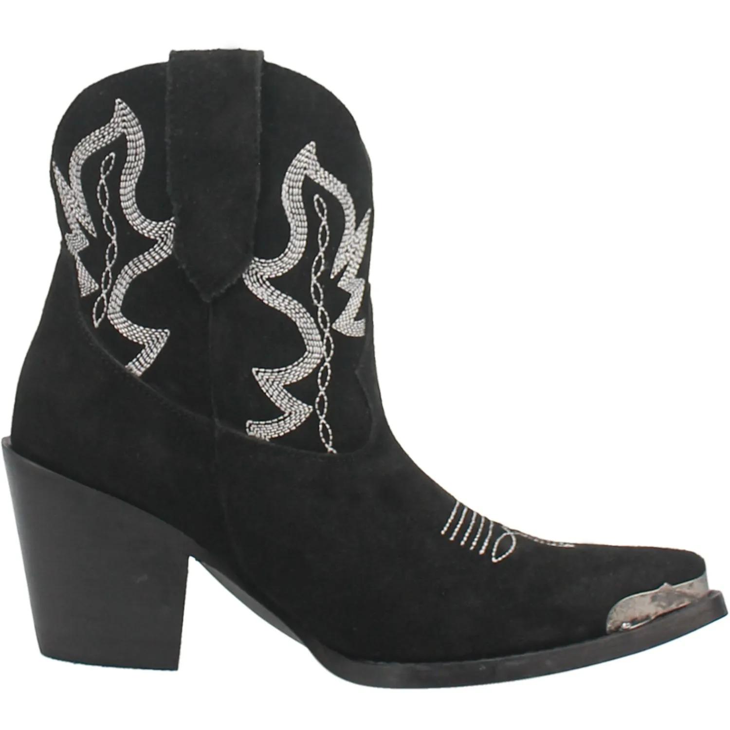 Dingo Womens Joyride Bootie Black Suede Fashion Boots