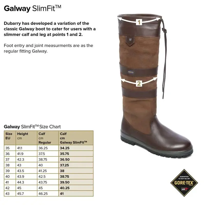 DUBARRY Galway SlimFit™ Country Boots - Navy & Brown