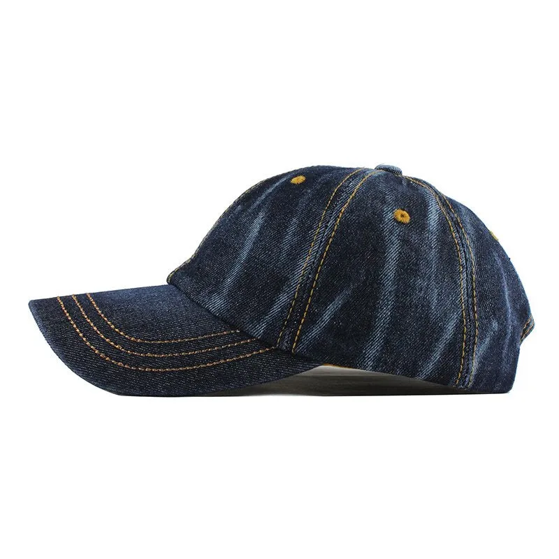 Fashion Leisure Cowboy Washed Baseball Cap