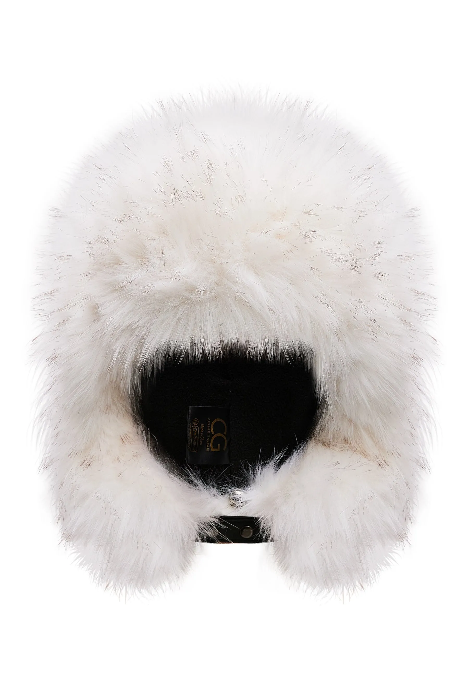 Faux Fur Hat Irina - Black and White