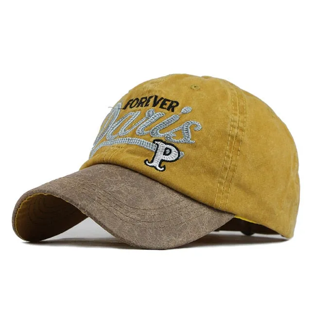 Forever Paris Patched Embroidered Snapback Baseball Cap