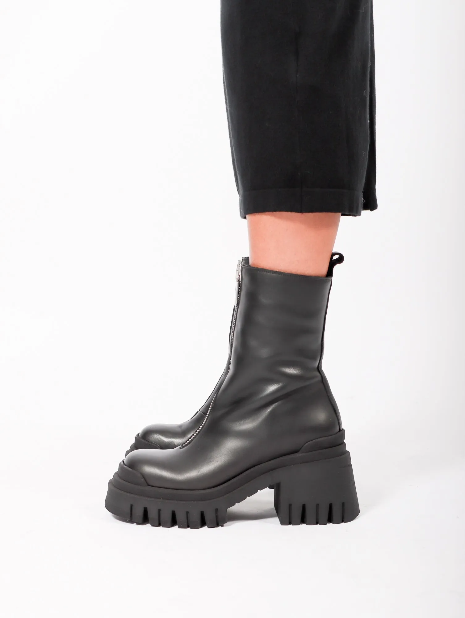 Genis Zip Boot in Black by Mattia Capezzani