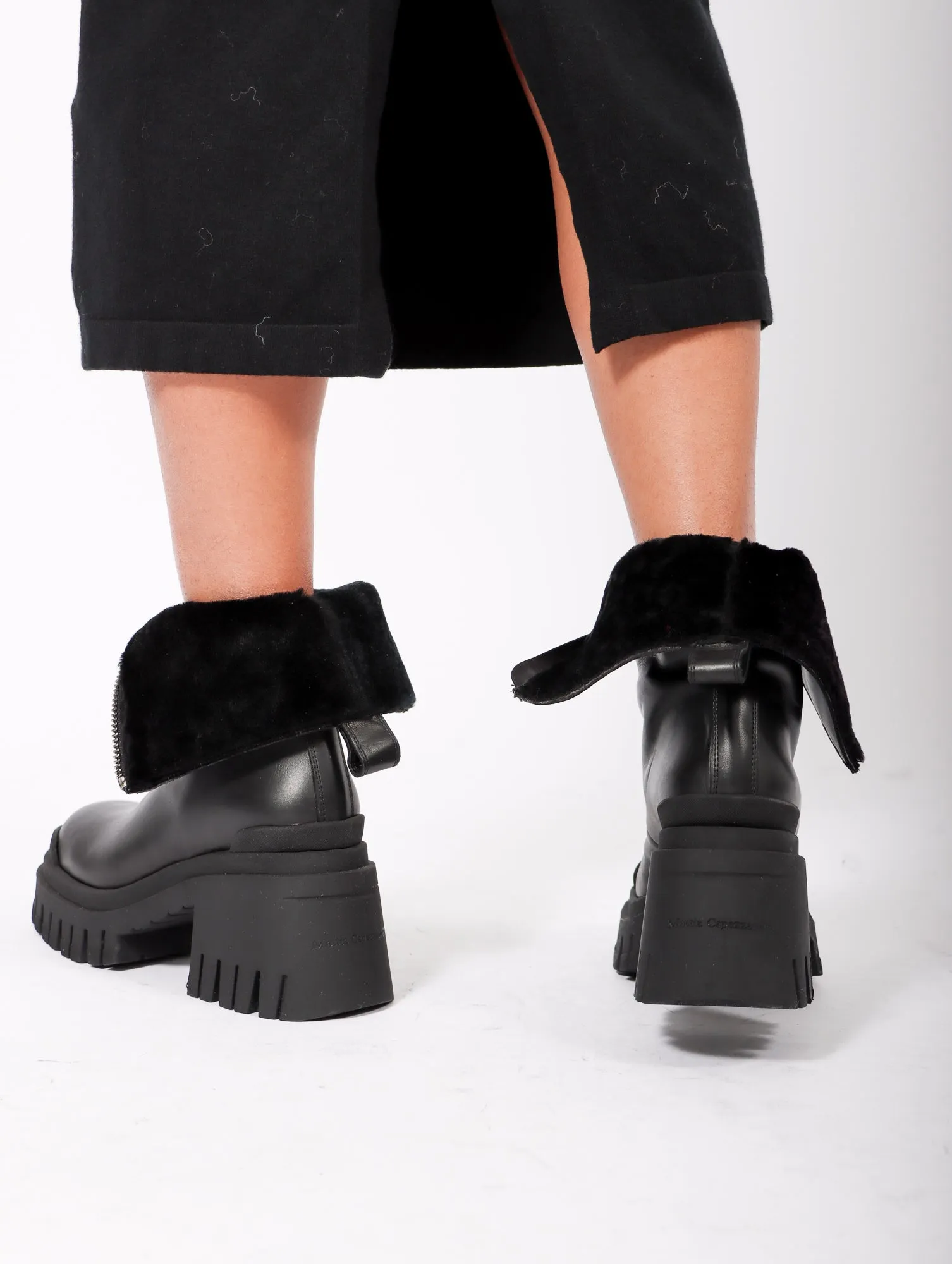 Genis Zip Boot in Black by Mattia Capezzani