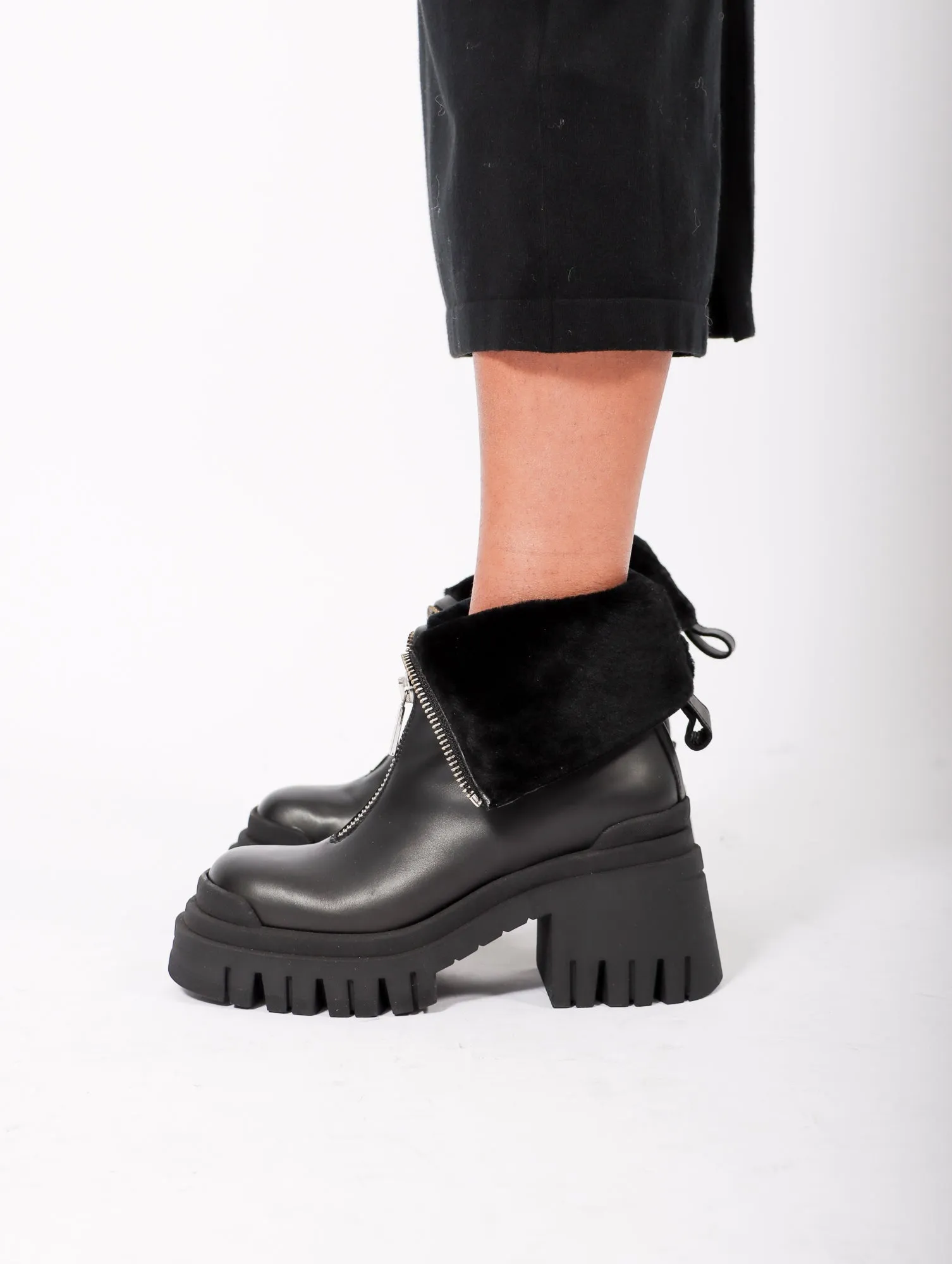 Genis Zip Boot in Black by Mattia Capezzani