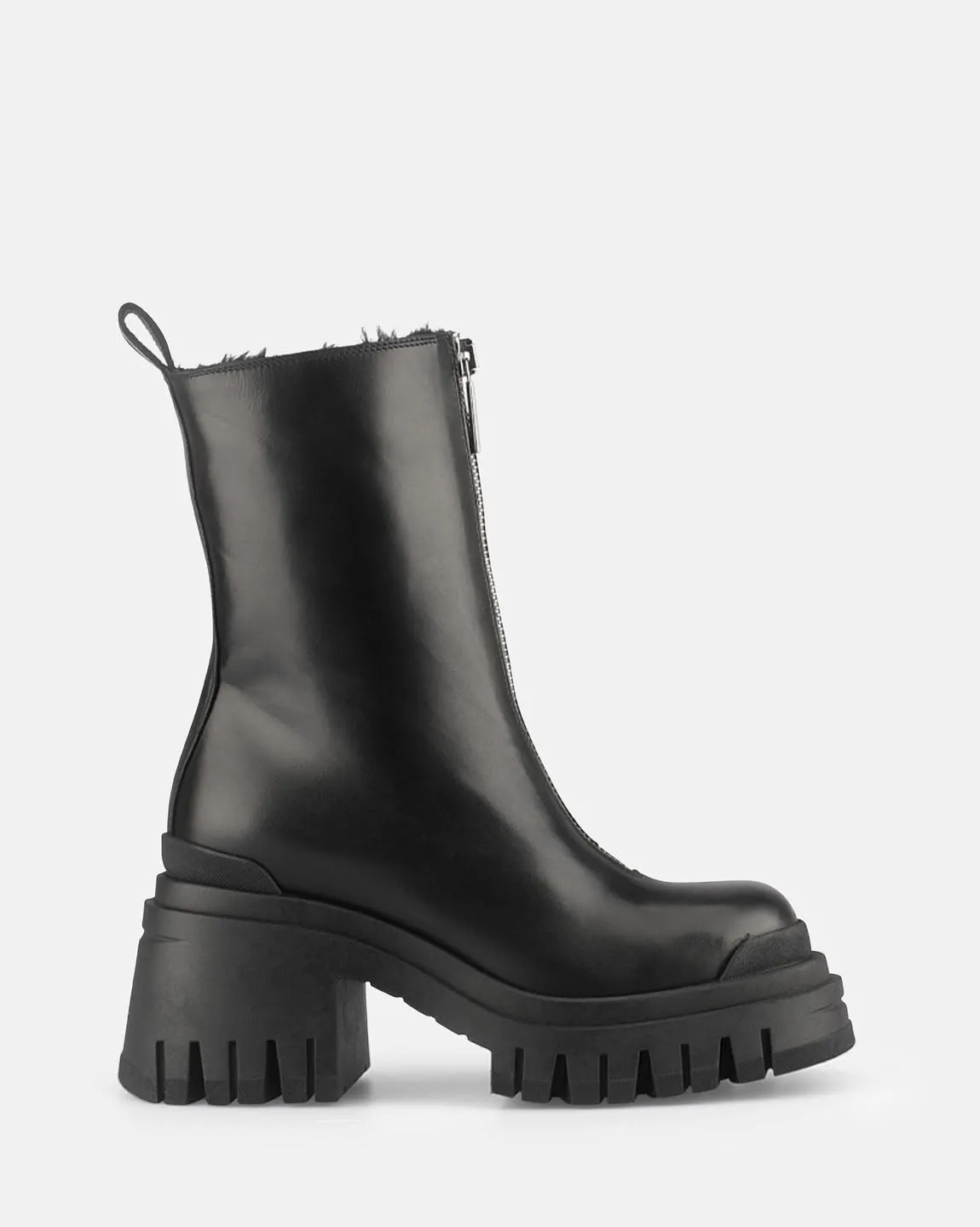 Genis Zip Boot in Black by Mattia Capezzani