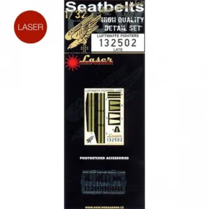 HGW 1/32 Luftwaffe Fighters (Late) - Seatbelts | 132502