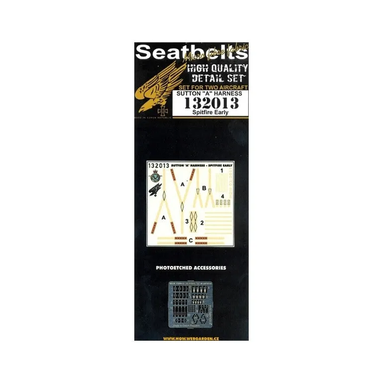 HGW 1/32 Spitfire (Early) - Seatbelts | 132013