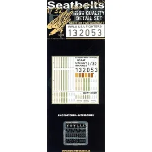 HGW 1/32 WWII US Fighters - Seatbelts | 132053