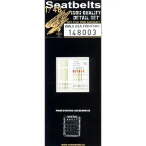 HGW 1/48 WWII US Fighters - Seatbelts | 148003