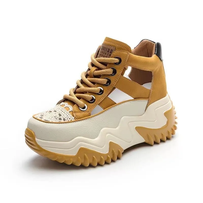 High Top Hollow Stylish Breathable Shoes