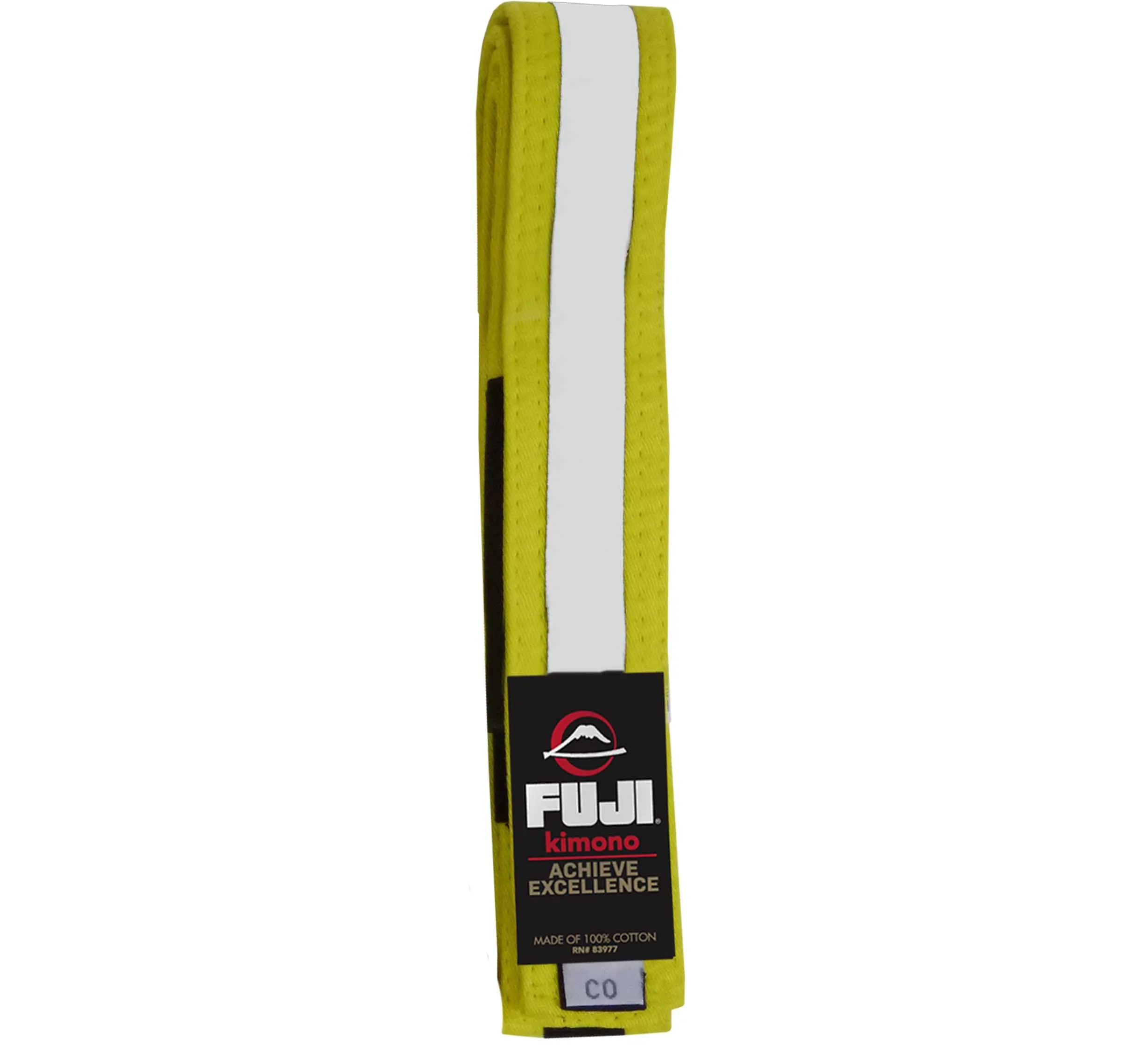 Kids Jiu Jitsu Belt Yellow/White