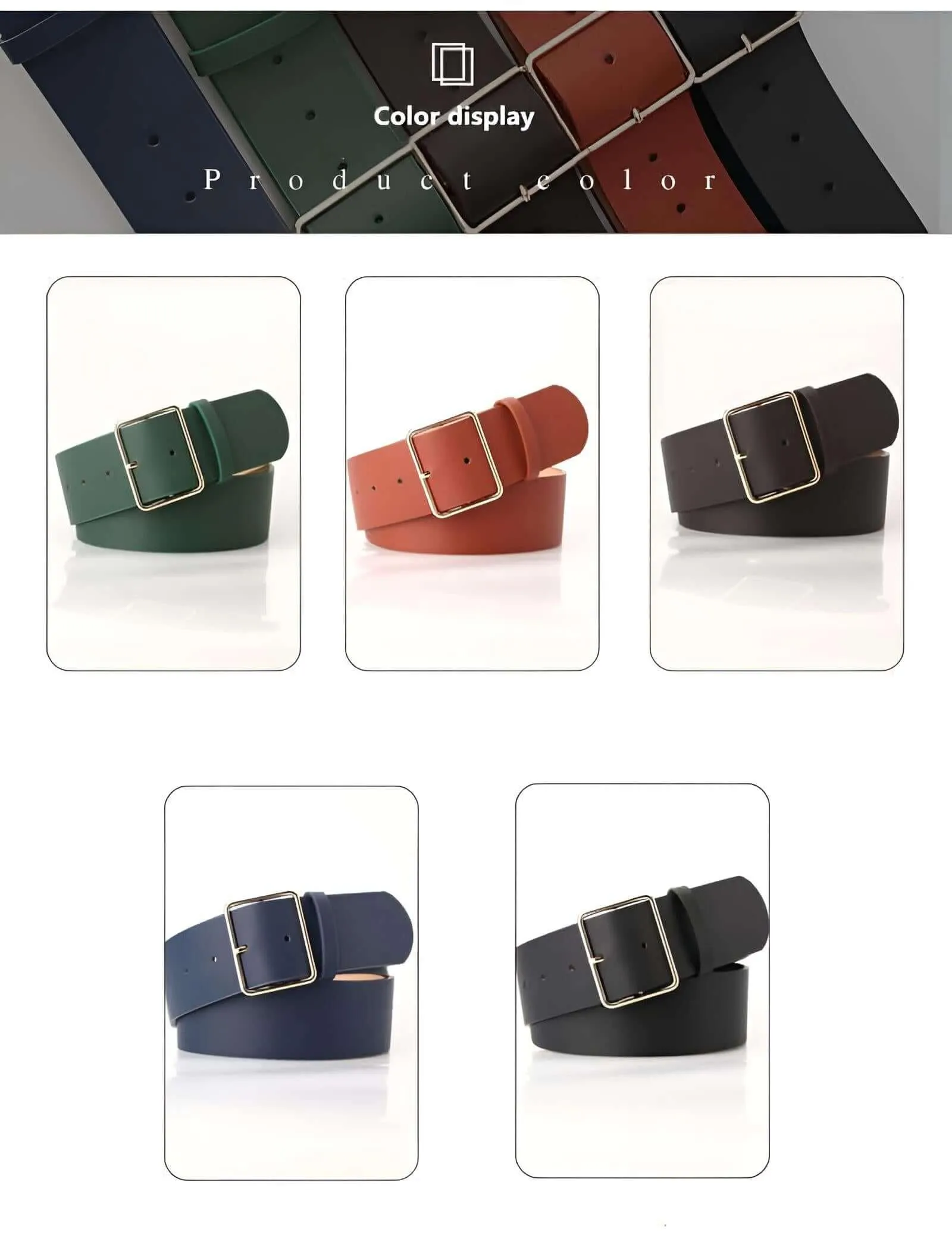 Leather Women's Belts