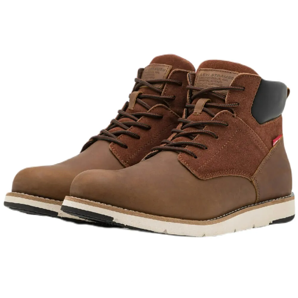 Levi's Jax Plus Boots, Brown/White