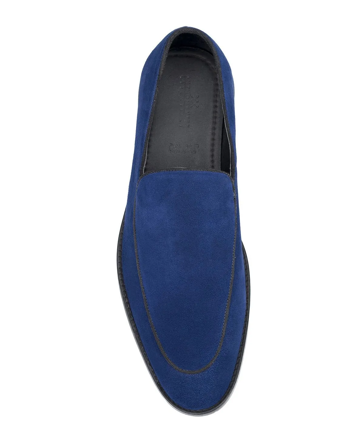 Men's Craige Anthony Veer Laceless Suede Loafers, Blue