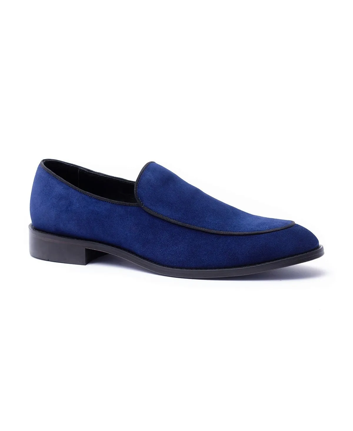 Men's Craige Anthony Veer Laceless Suede Loafers, Blue