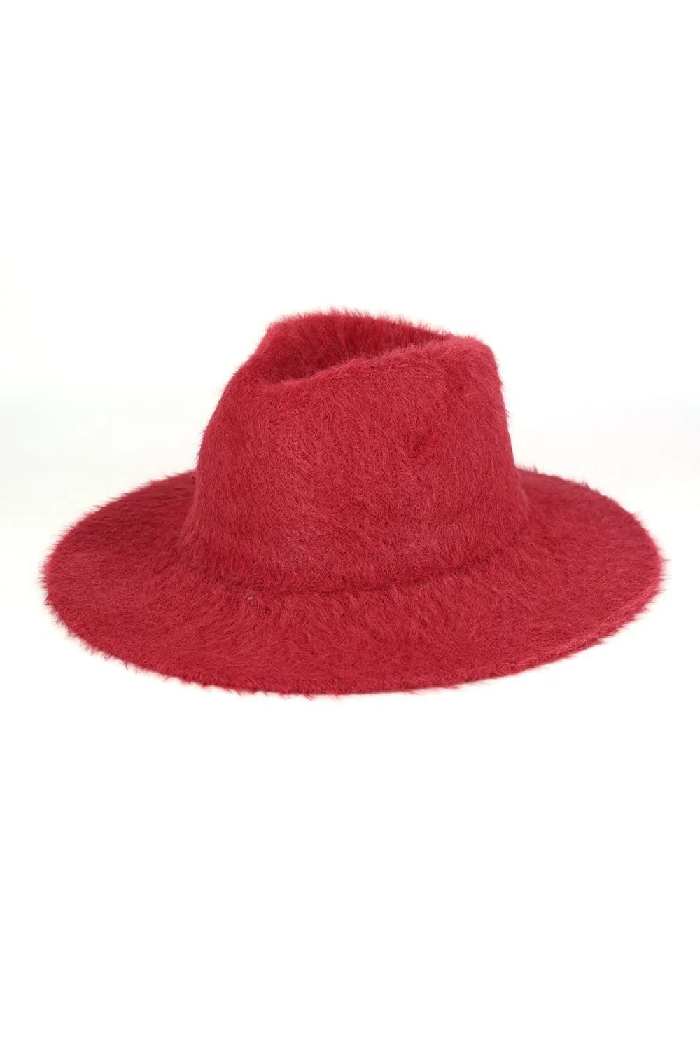 MH0172 Fuzzy Fedora Hat