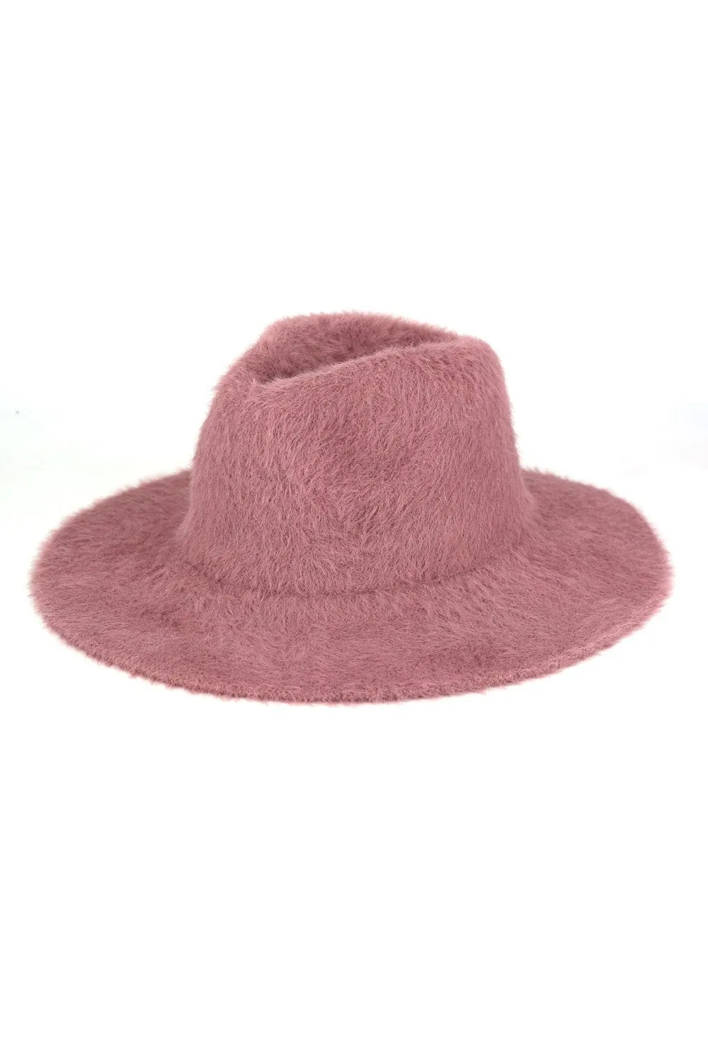 MH0172 Fuzzy Fedora Hat