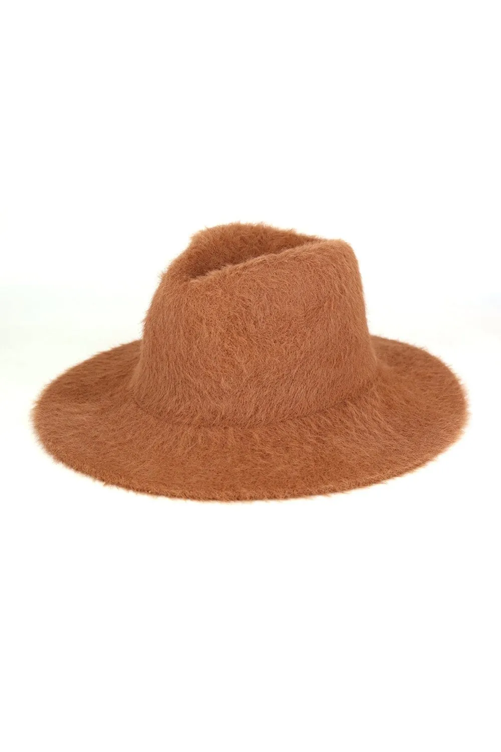 MH0172 Fuzzy Fedora Hat