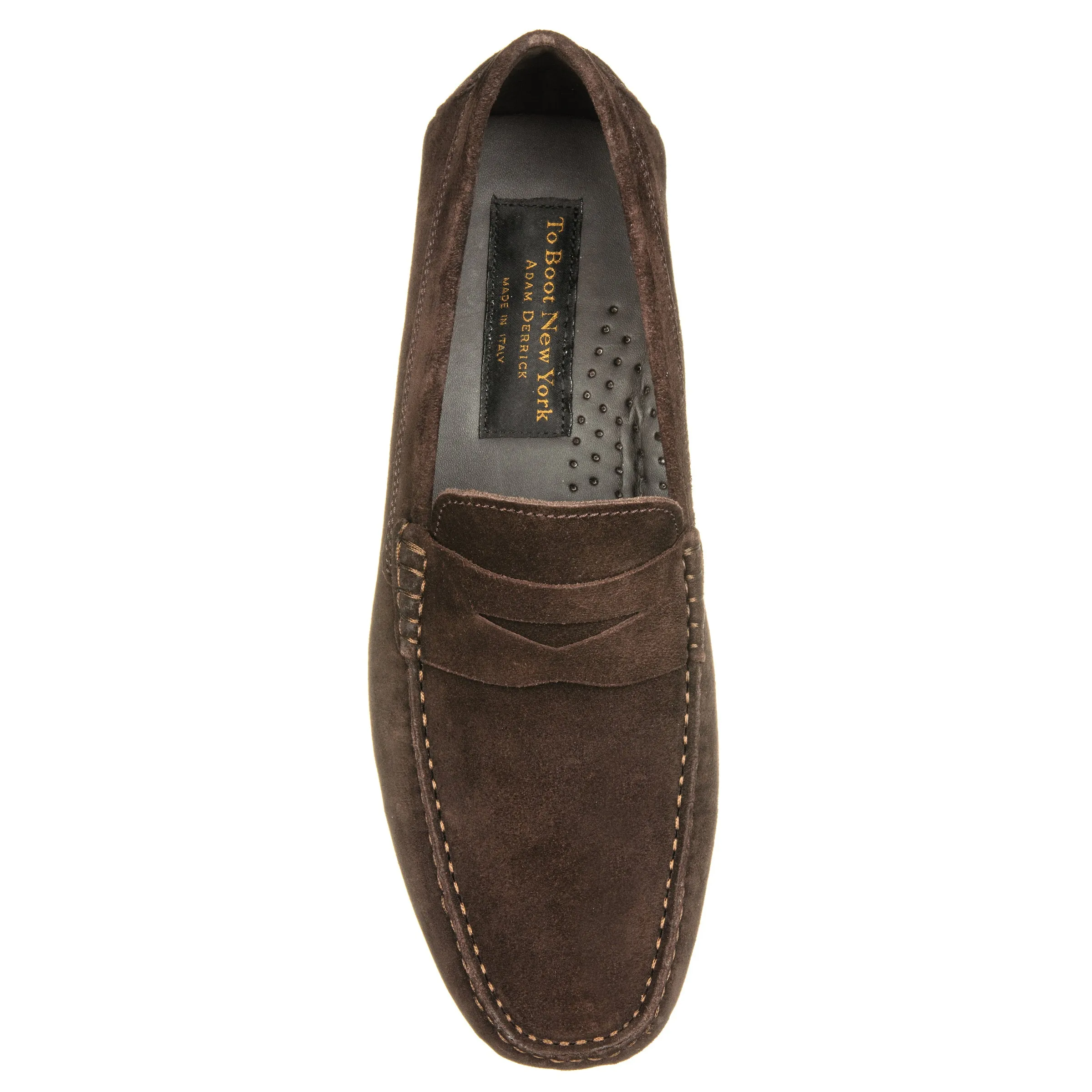 Mitchum Dark Brown Suede Driving Shoe