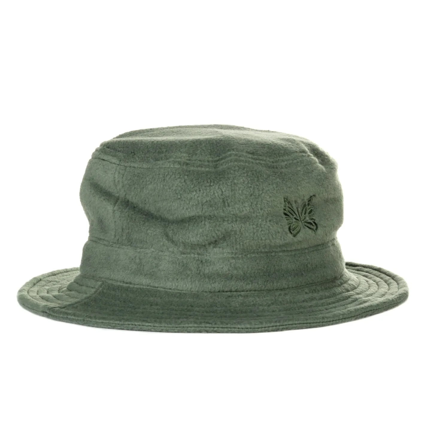 NEEDLES BUCKET HAT POLY FLEECE GREEN