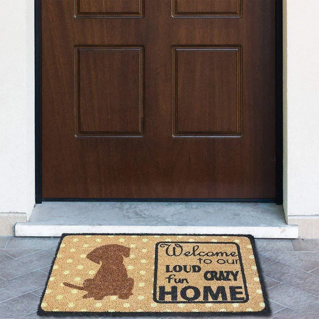 Ninamar Natural Coir Welcome Door Mat - 29.5 x 17.5 inch