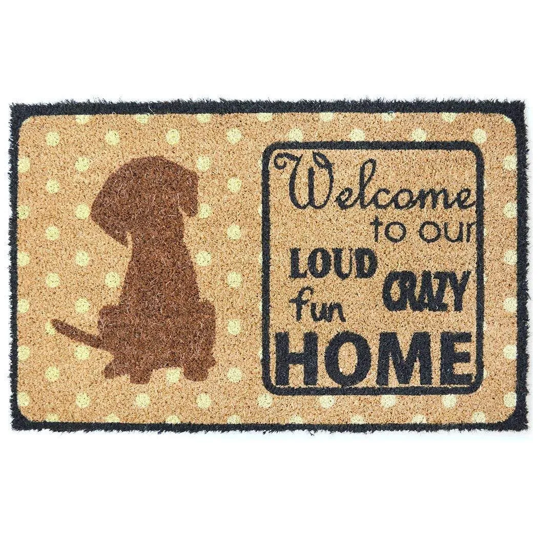 Ninamar Natural Coir Welcome Door Mat - 29.5 x 17.5 inch