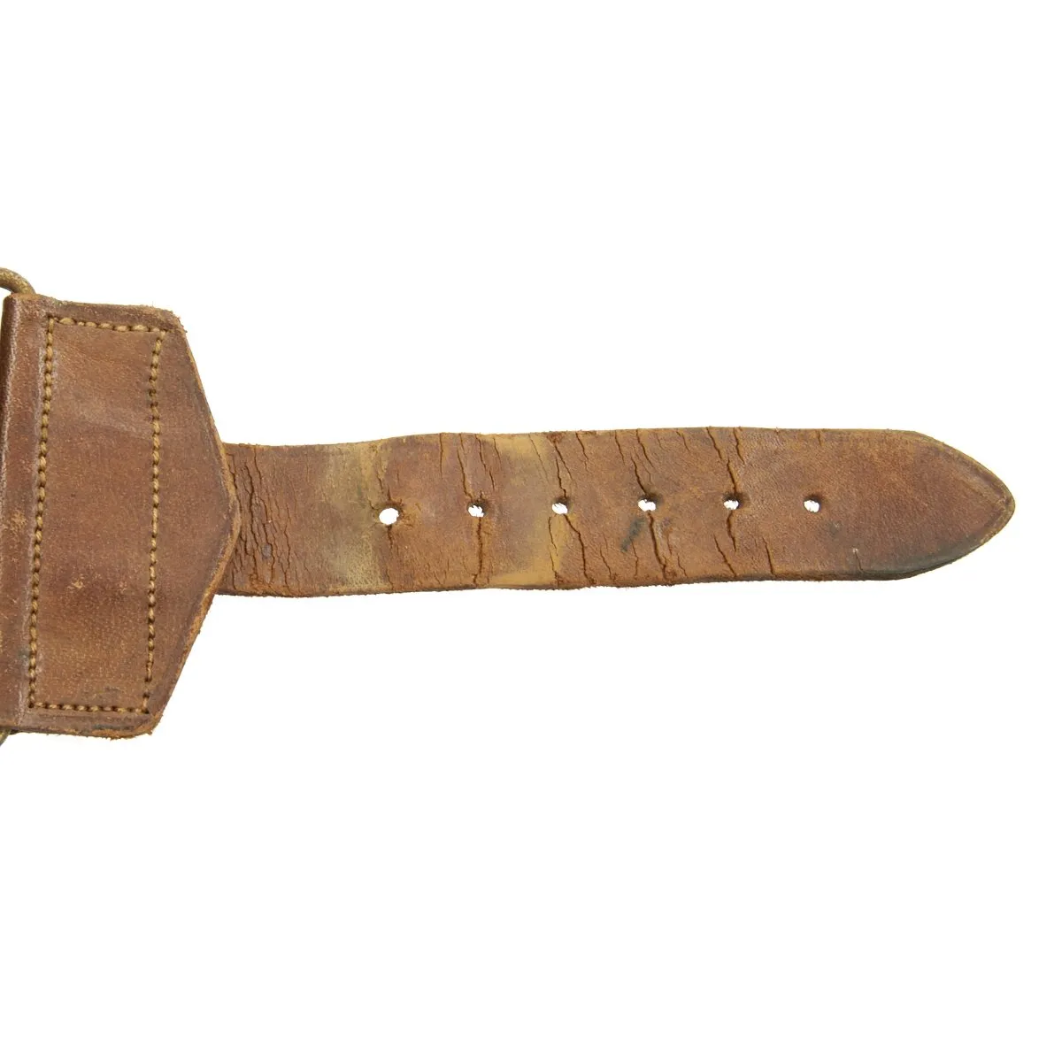 Original Canadian WWI Canvas and Leather Hate Belt