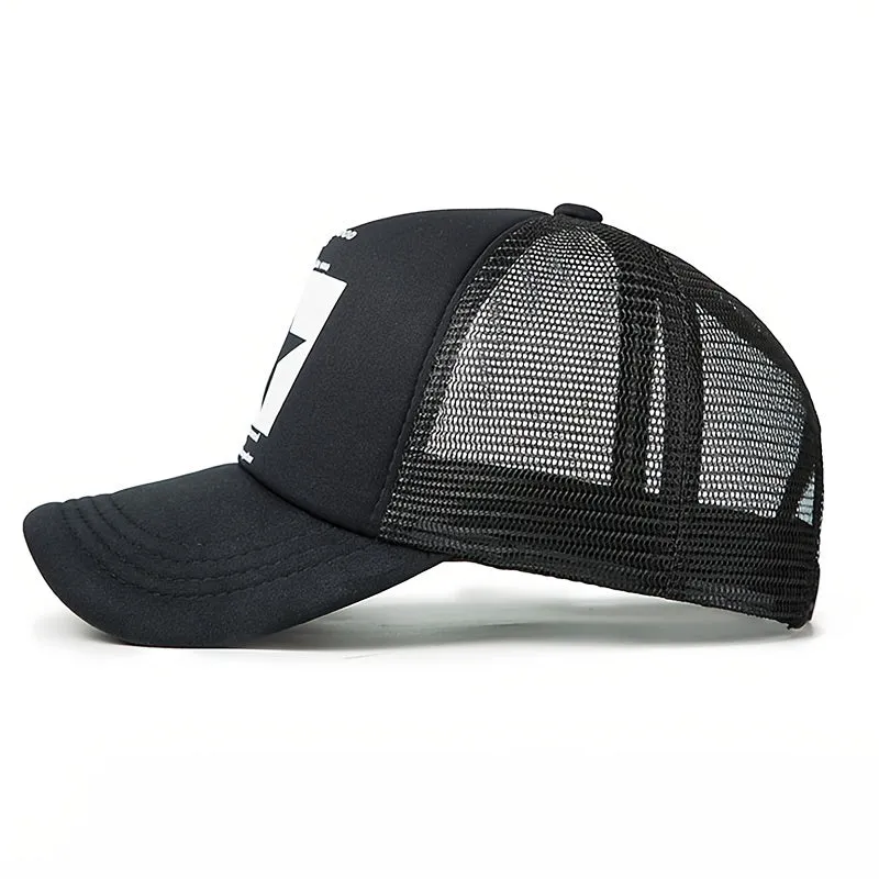 Pentagram Mesh Baseball Cap  Summer Thin 1pc