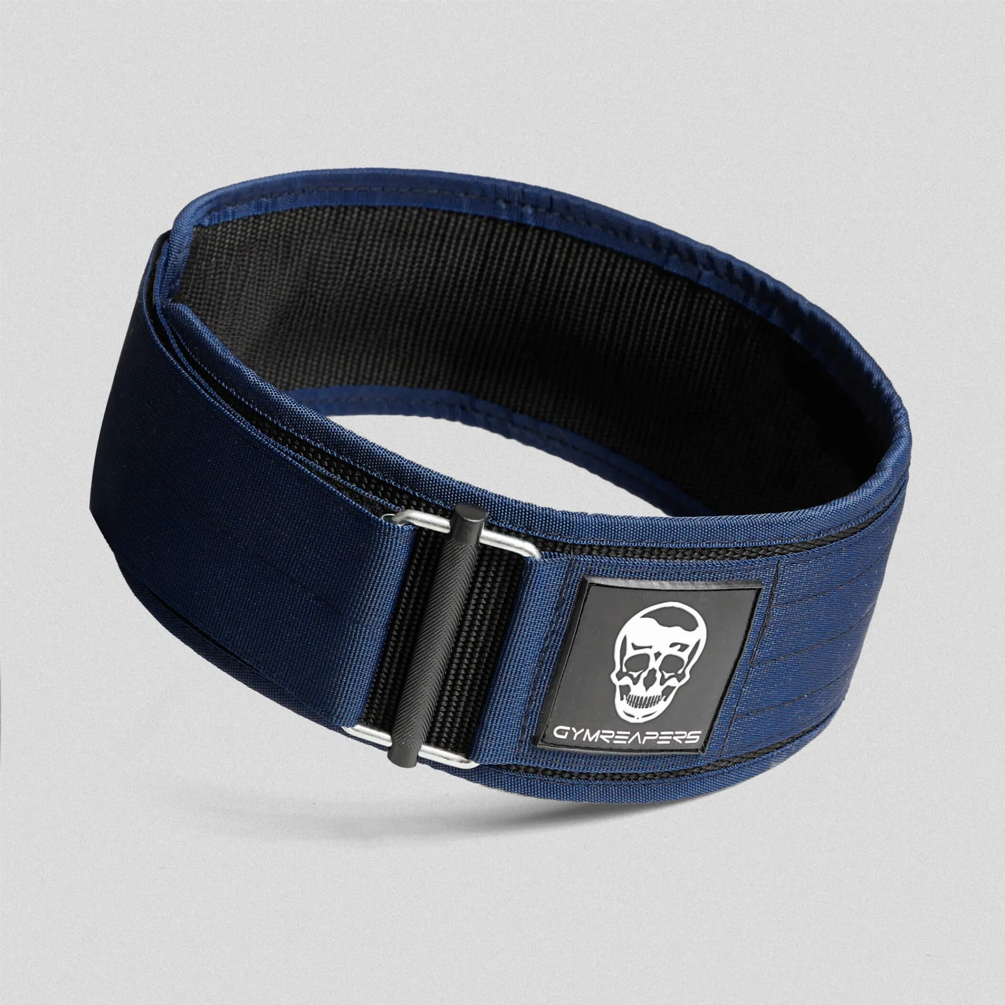 Quick Locking Weightlifting Belt | Premium Back Support - Navy