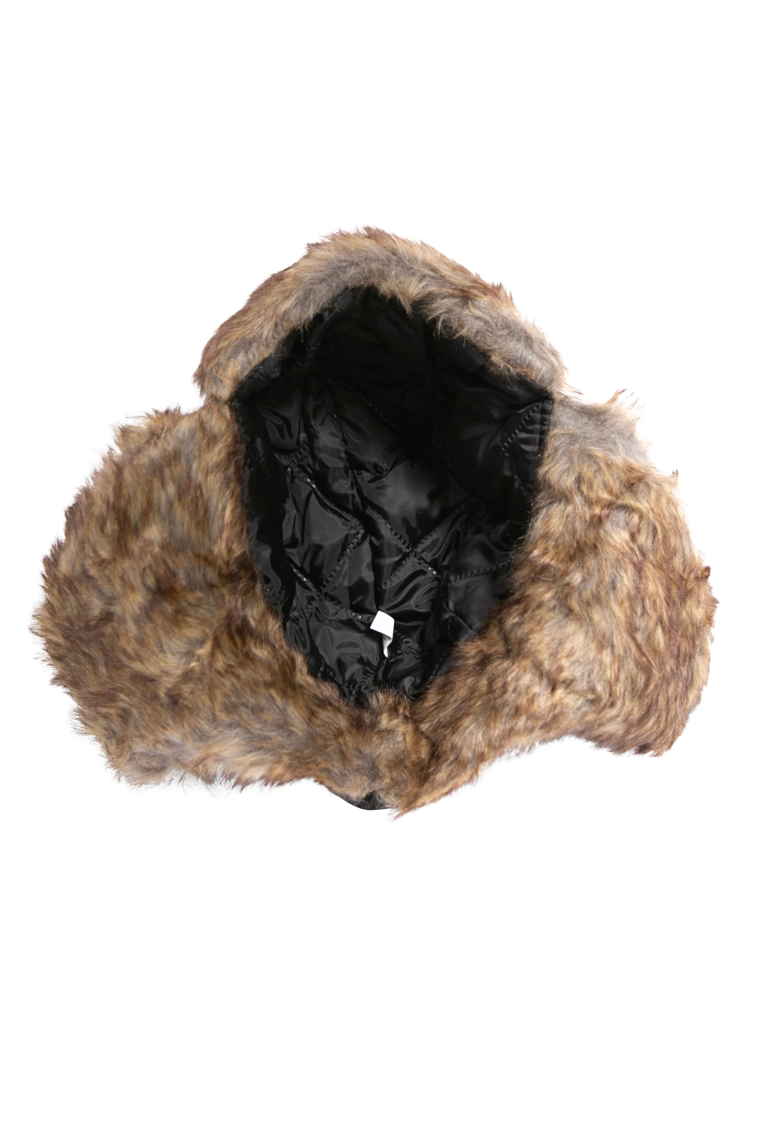 Sakkas Unisex Weatherproof Nylon Faux Fur Lined Winter Earflap Trooper Aviator Hat