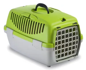 Stefanplast Gulliver 1 with Plastic Door Pet Carrier in Apple Green