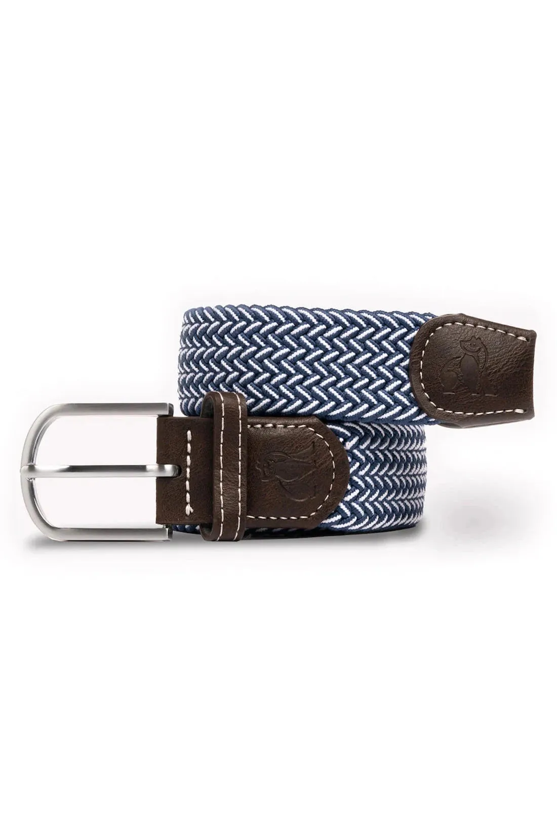 Swole Panda Navy Fine Weave Woven Belt