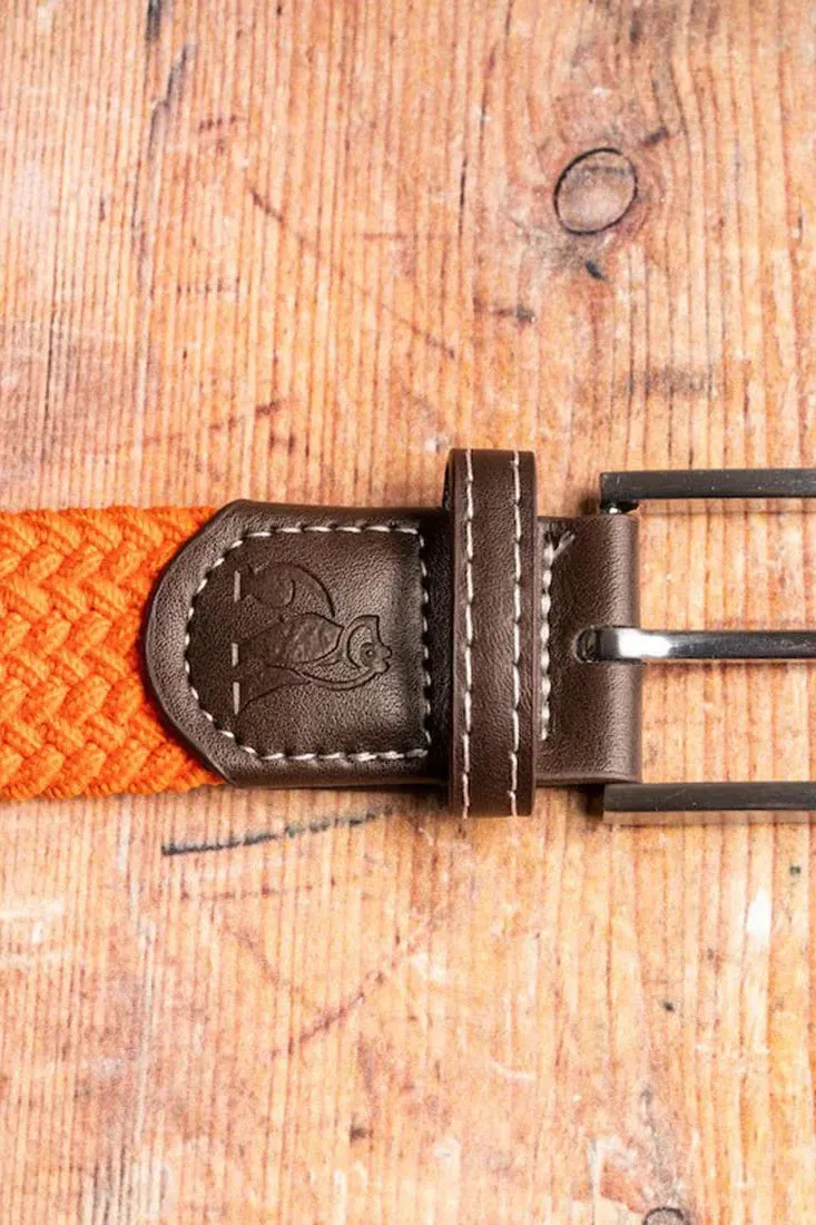 Swole Panda Orange Woven Belt